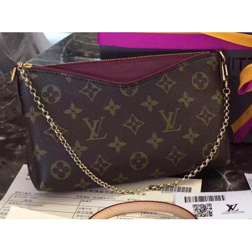 Чанта Louis Vuitton PALLAS M41638 в лилав монограмен плат