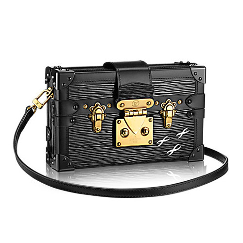 Чанта Louis Vuitton M5001N Petite Malle Epi Leather Black