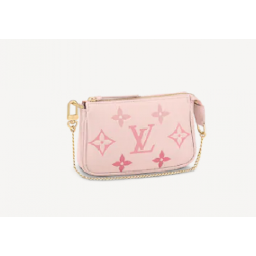 Чанта Louis Vuitton MINI POUCHETTE ACCESSORIES M80501 Rosebud Pink