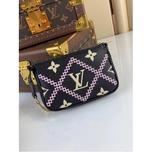 Louis Vuitton MINI POCHETTE ACCESSOIRES M81140 черен