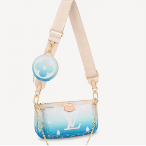 Louis Vuitton MULTI POCHETTE АКСЕСОАРИ M57633 Син