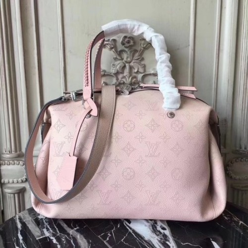Кожена чанта Louis Vuitton Mahina ASTERIA M54671 розово