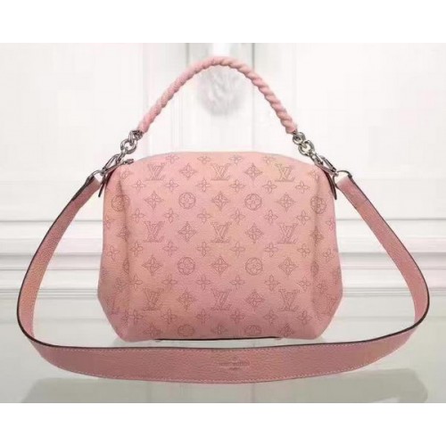 Чанта Louis Vuitton Mahina от кожа BABYLON CHAIN BB M51223 розова