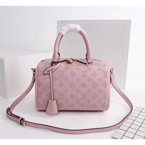 Чанта Louis Vuitton Mahina Leather SPEEDY BANDOILER 30 M40431 розова