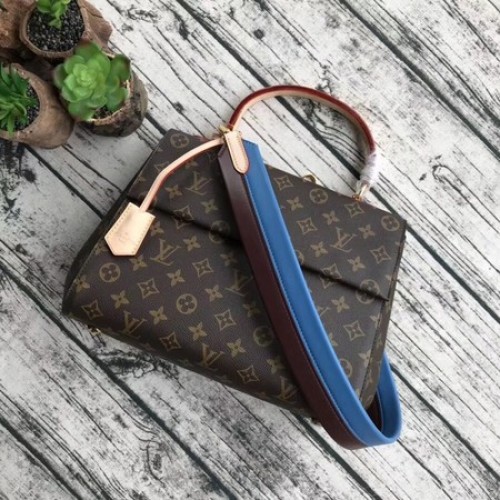 Чанта Louis Vuitton Monogram Canvas CLUNY BB M42738 син