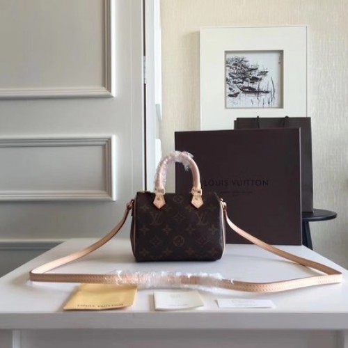 Чанта Louis Vuitton Monogram Canvas Nano Speedy M61252