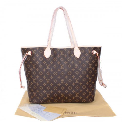 Чанта Louis Vuitton Monogram Canvas Neverfull GM M40991 Fuchsia
