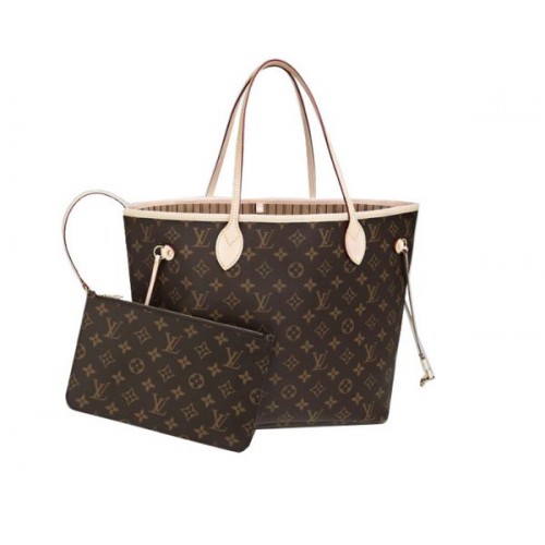 Чанта Louis Vuitton Monogram Canvas Neverfull MM M40995 Бежова