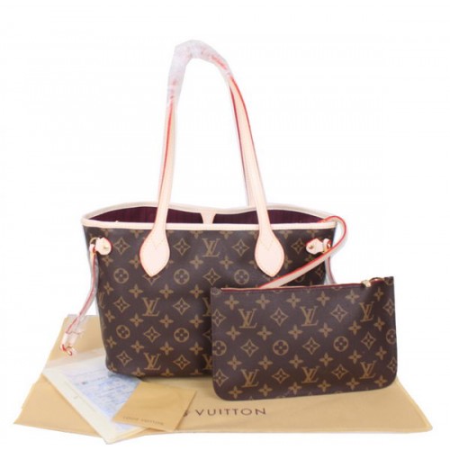 Louis Vuitton Monogram Canvas Neverfull PM M41001 Фуксия