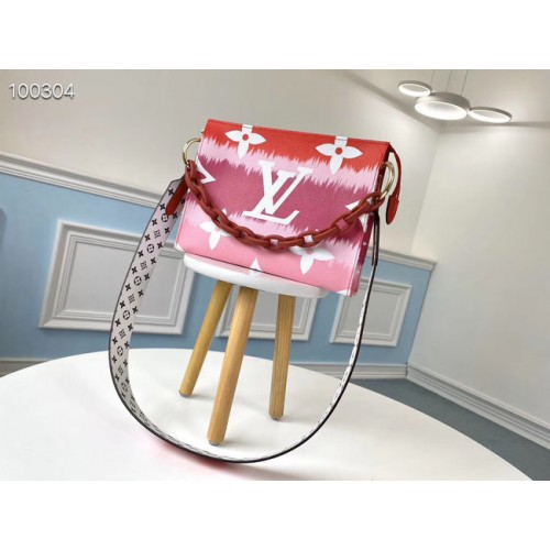 Чанта Louis Vuitton Monogram Canvas Original Leather M68137 червена