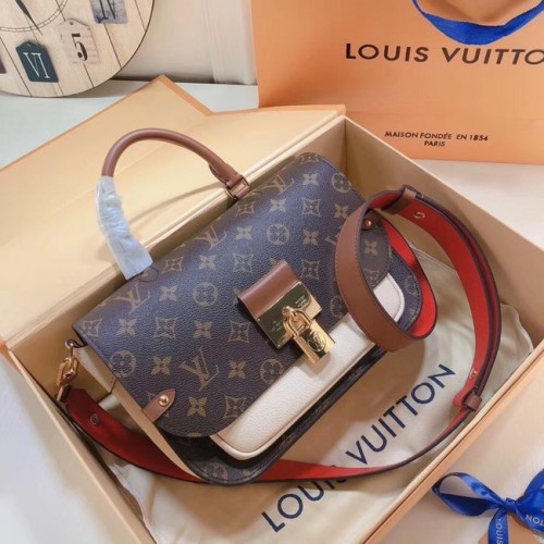 Чанта Louis Vuitton Monogram Canvas от оригинална кожа VAUGIRARD M44354 кремава