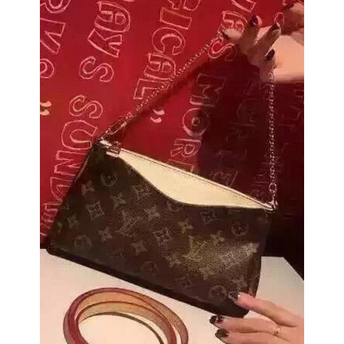 Чанта Louis Vuitton Monogram Canvas PALLAS CLUTCHESS M41638 светло розова