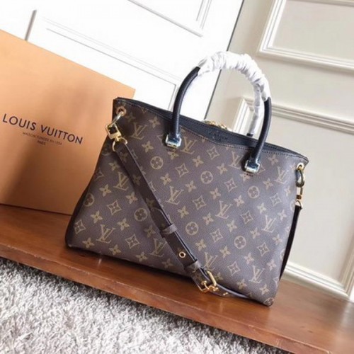 Чанта Louis Vuitton Monogram Canvas PALLAS M42810 Черна