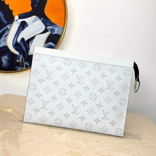 Louis Vuitton Monogram Canvas Poche Toilette M30420 бяло
