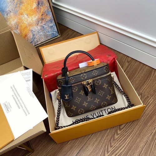 Козметична чанта Louis Vuitton Monogram Canvas Reverse Nice M45165 Черна