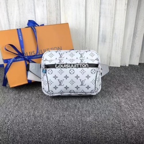 Чанта за кръста Louis Vuitton Monogram Canvas SAC CEINTRE PM M42828 Сребриста