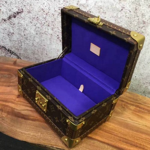 Кутия за съкровища Louis Vuitton Monogram Canvas 40666 тъмносиня