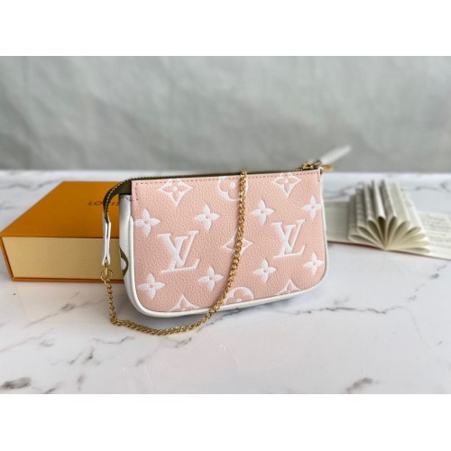 Louis Vuitton Monogram Empreinte MINI POCHETTE ACCESSOIRES M81284 Розово