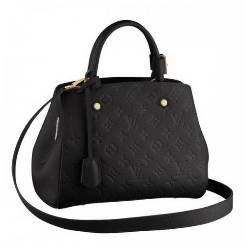 Louis Vuitton монограм Empreinte Montaigne BB M41053 черен