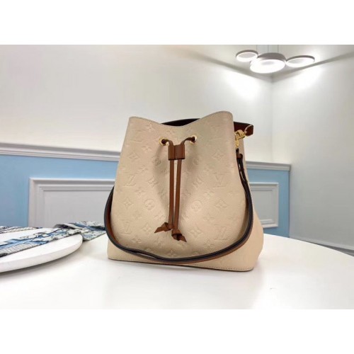 Чанта Louis Vuitton Monogram Empreinte Neonoe Original Leather M45256 Cream
