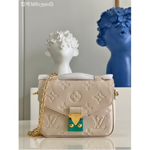 Louis Vuitton монограм Empreinte METIS BB POUCH M81390 крем