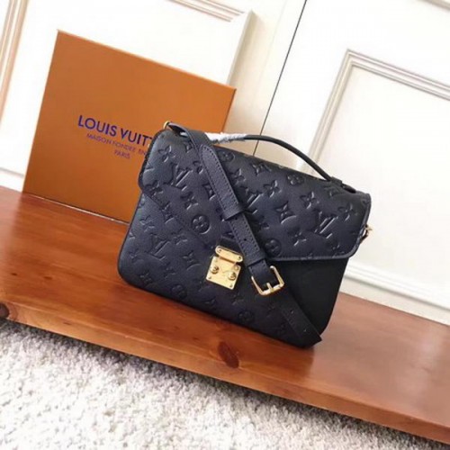 Louis Vuitton монограм Empreinte Pochette Metis M41488 черен