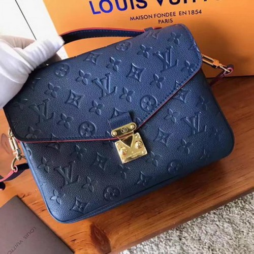 Louis Vuitton Monogram Empreinte METIS POUCH M41488 Син