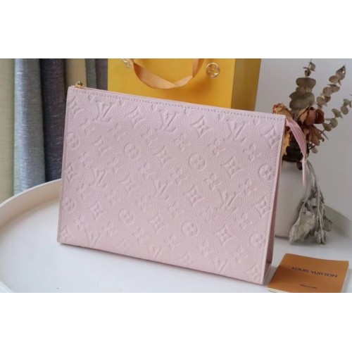 Louis Vuitton Monogram Empreinte Travel Pouch MM M41058 розов