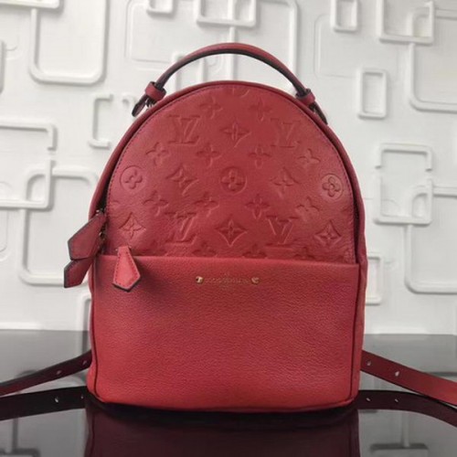Louis Vuitton Monogram Empreinte SORBONNE РАНИЦА M44016 Червена