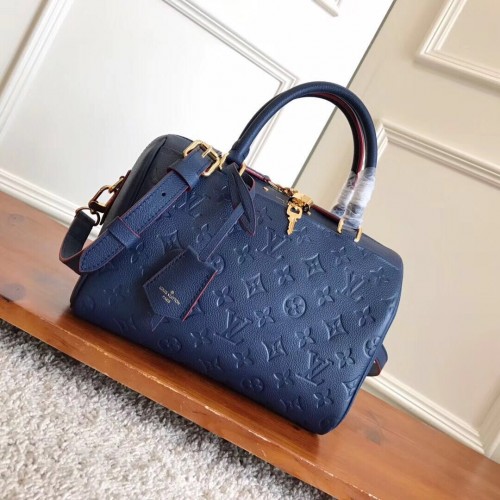 Чанта Louis Vuitton Monogram Empreinte SPEEDY 42404 Синя