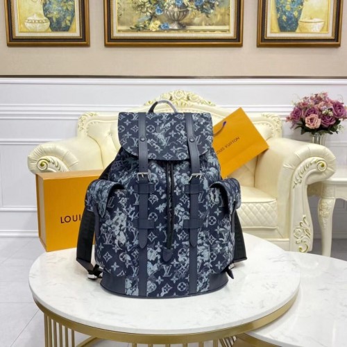 Раница Louis Vuitton Monogram Tapestry Denim M57280 в тъмносиньо