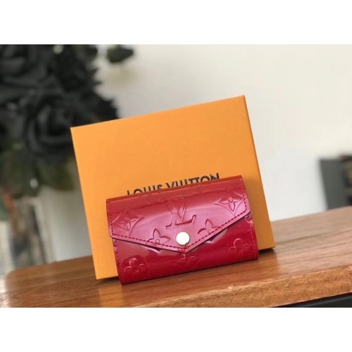 Louis Vuitton монограм Vernis 6 КЛЮЧОДЪРЖАТЕЛ 90900 червен