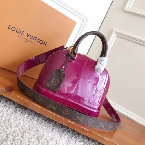 Louis Vuitton монограм Vernis ALMA BB M54704 Rose