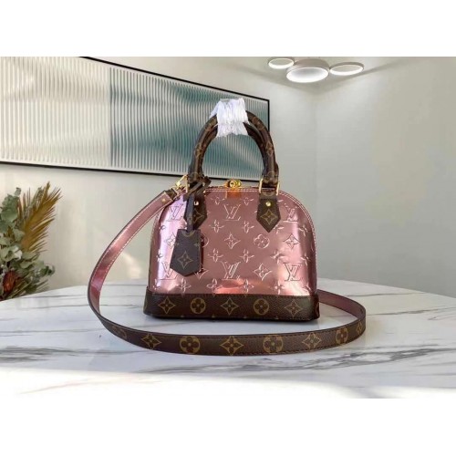 Чанта Louis Vuitton Monogram Vernis Alma BB Tote Bag M91606 Pink