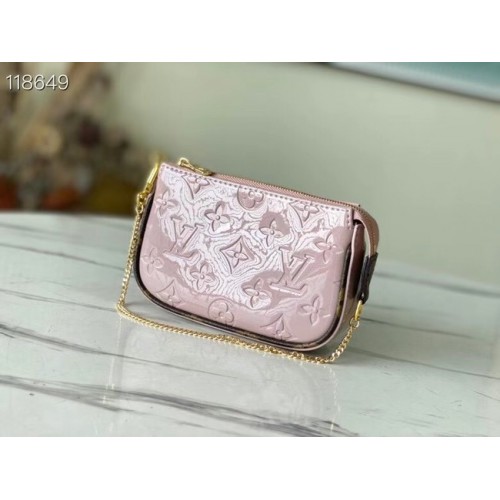 Чанта Louis Vuitton Monogram Vernis Mini, аксесоари M58009, розова