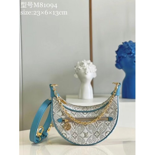 Дънкова чанта Louis Vuitton Monogram M44036 синя