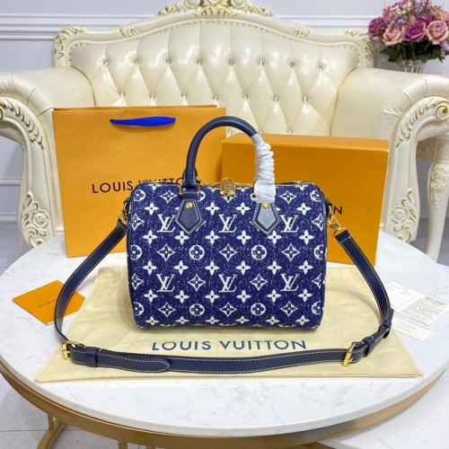 Дънкова чанта Louis Vuitton Monogram M59609 синя