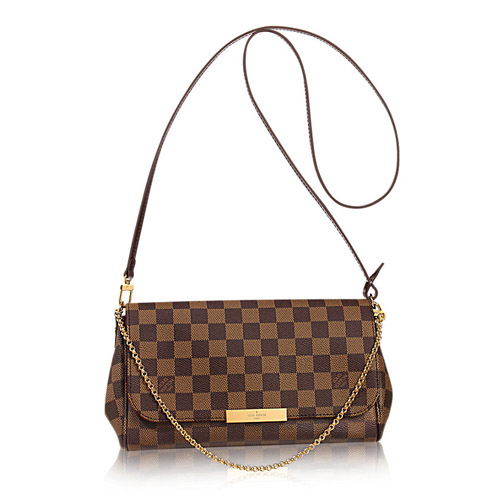 Louis Vuitton N41129 Damier Ebene Canvas Favorite MM чанта