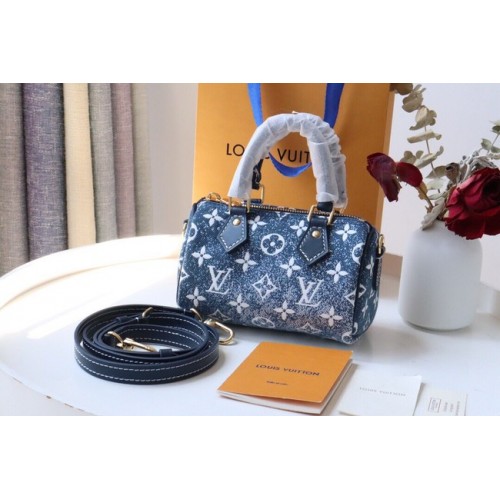 Чанта Louis Vuitton NANO SPEEDY M81213 синя