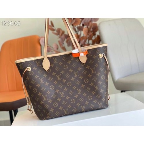 Чанта Louis Vuitton NEVERFULL MM M50336 розова