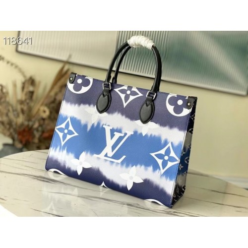 Чанта Louis Vuitton ONTHEGO MM M45118 синя