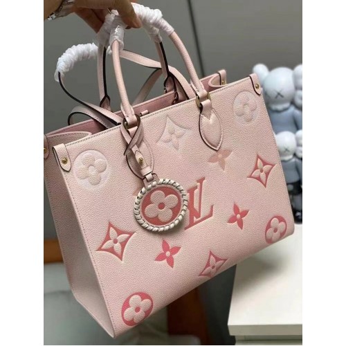 Чанта Louis Vuitton ONTHEGO MM M45718 Лятно розово