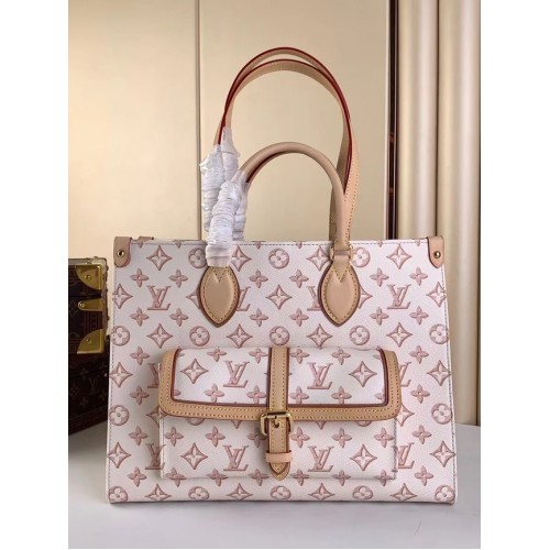 Чанта Louis Vuitton ONTHEGO MM M46154 бяла