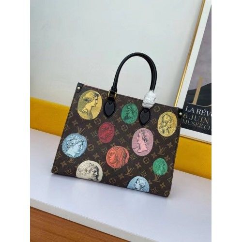 Чанта Louis Vuitton ONTHEGO Monogram Cameo с принт от плат MM M59245