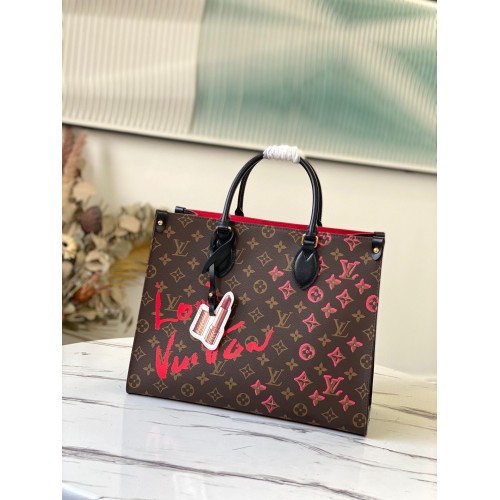 Чанта Louis Vuitton ONTHEGO Monogram MM M45888 Love