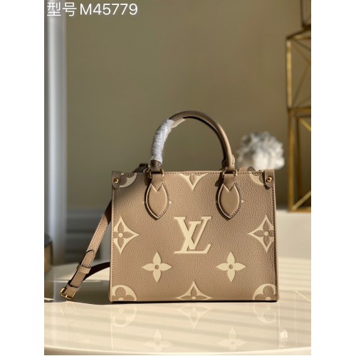 Чанта Louis Vuitton ONTHEGO Original Leather PM M45779 Grey