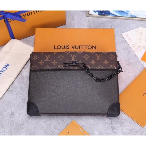 Оригинална платнена чанта Louis Vuitton M30583 зелена