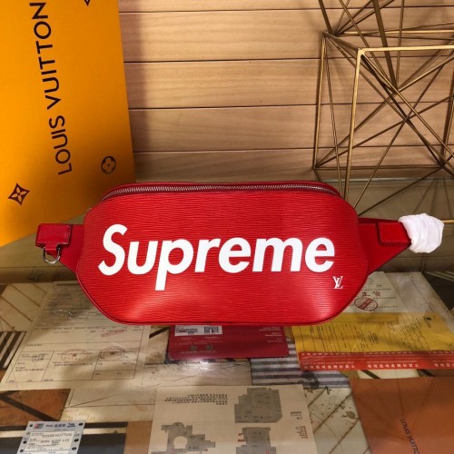 Чанта Louis Vuitton EPI Leather Supreme за колан M41810 червена