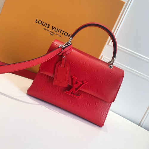 Чанта Louis Vuitton Original Epi Leather Grenelle Small Tote M53694 Red