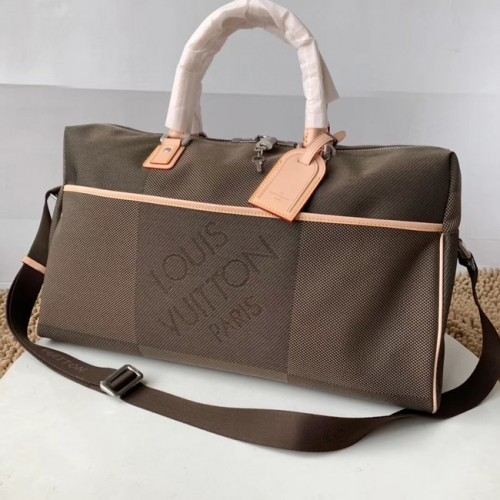Louis Vuitton Оригинална чанта KEEPALL M93071 сива
